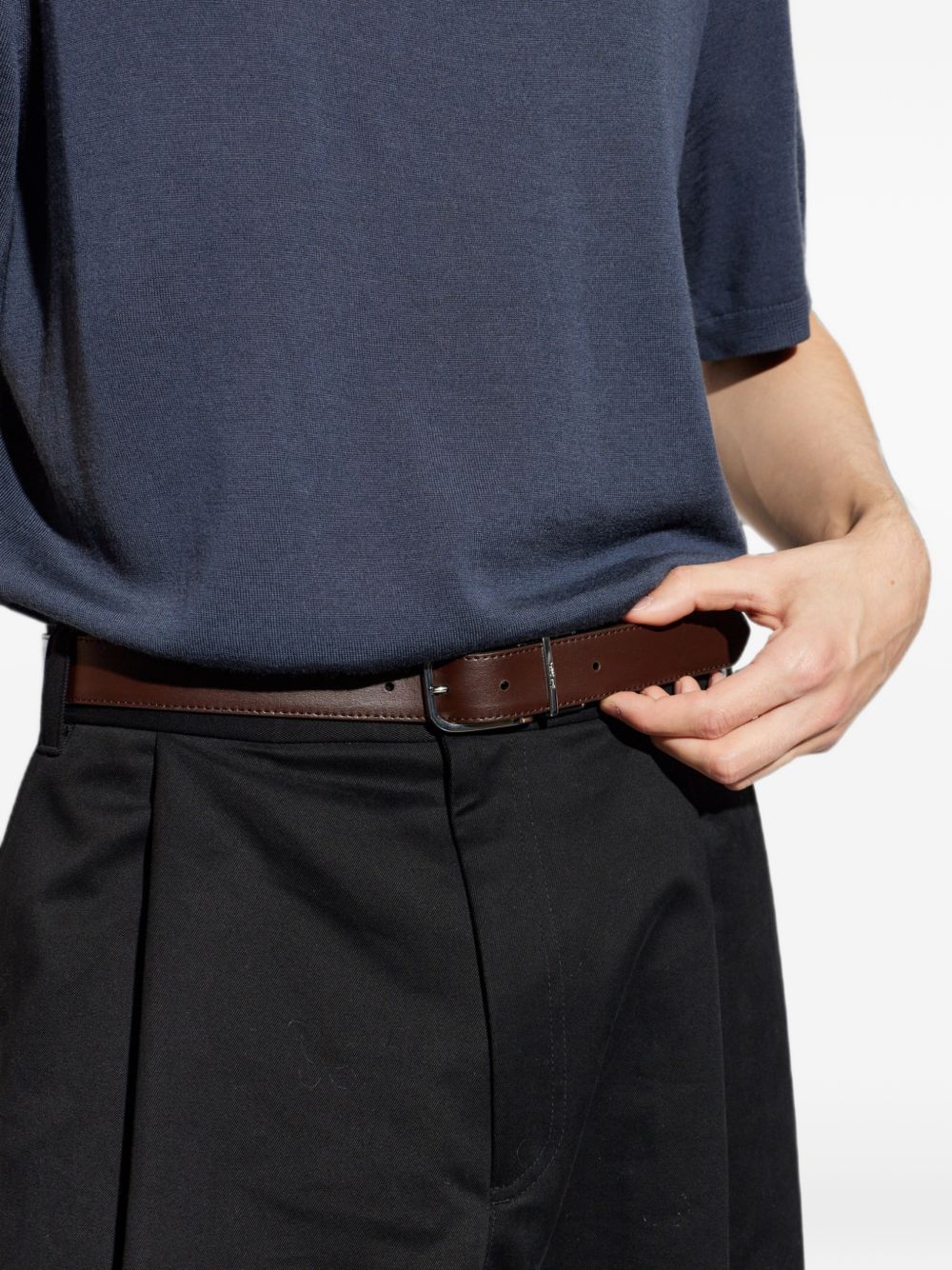 Paul Smith Men Leather Reversible Belt
