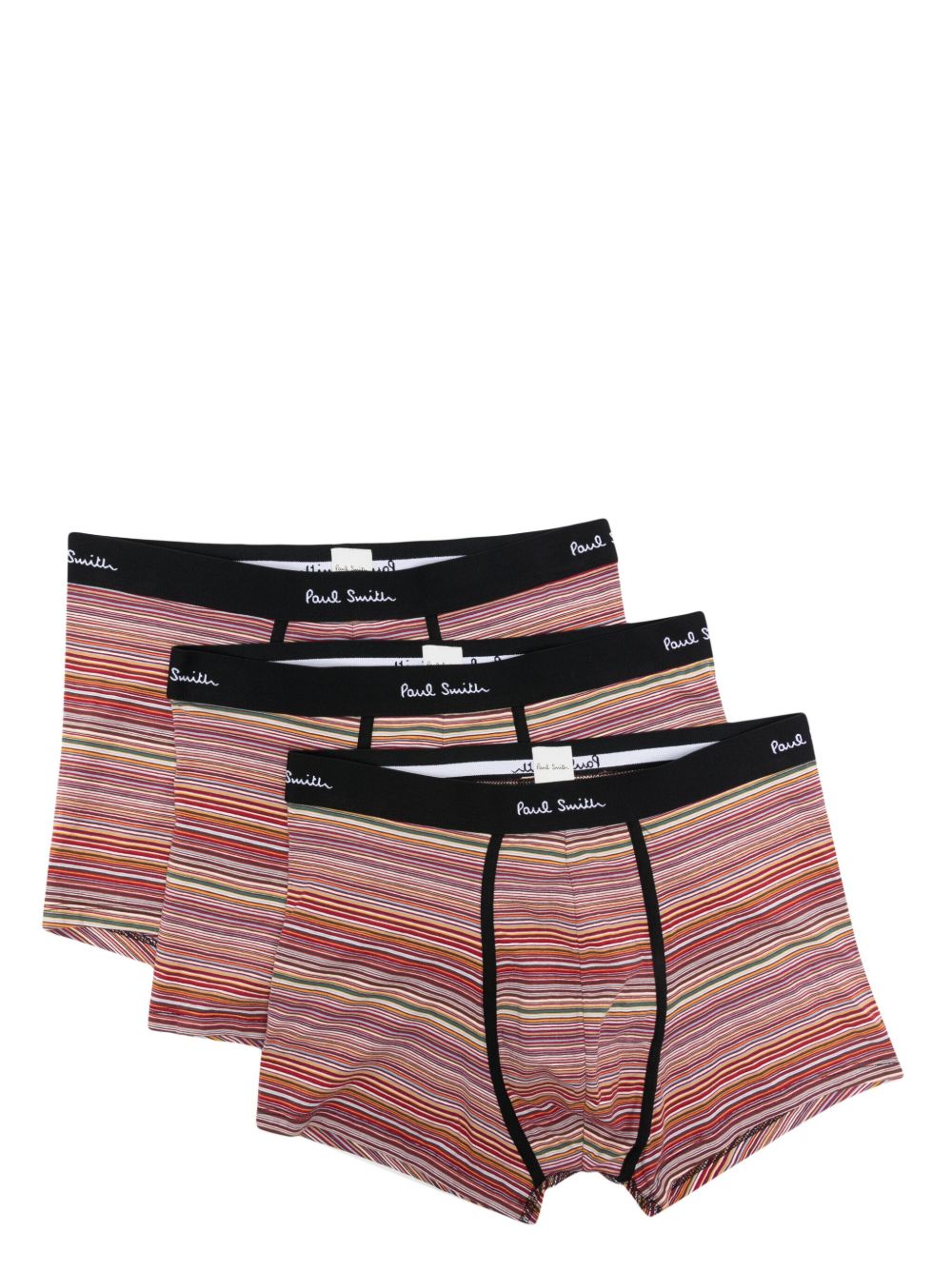 Paul Smith Men Signature Stripe Cotton Trunks - 3Pack PAUL SMITH
