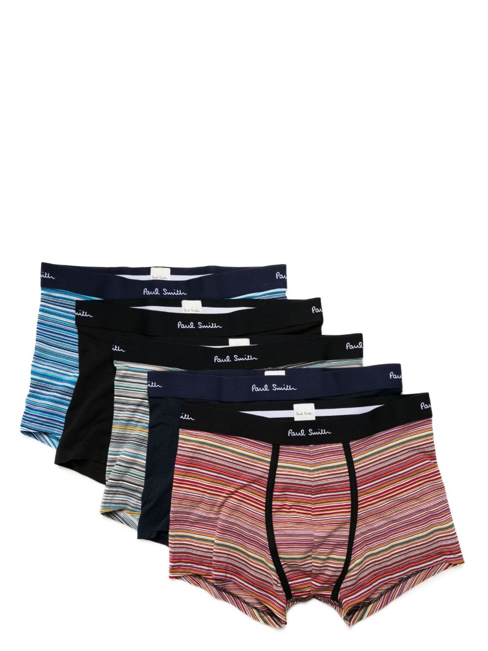 Paul Smith Men Signature Stripe Cotton Trunks - 5Pack PAUL SMITH