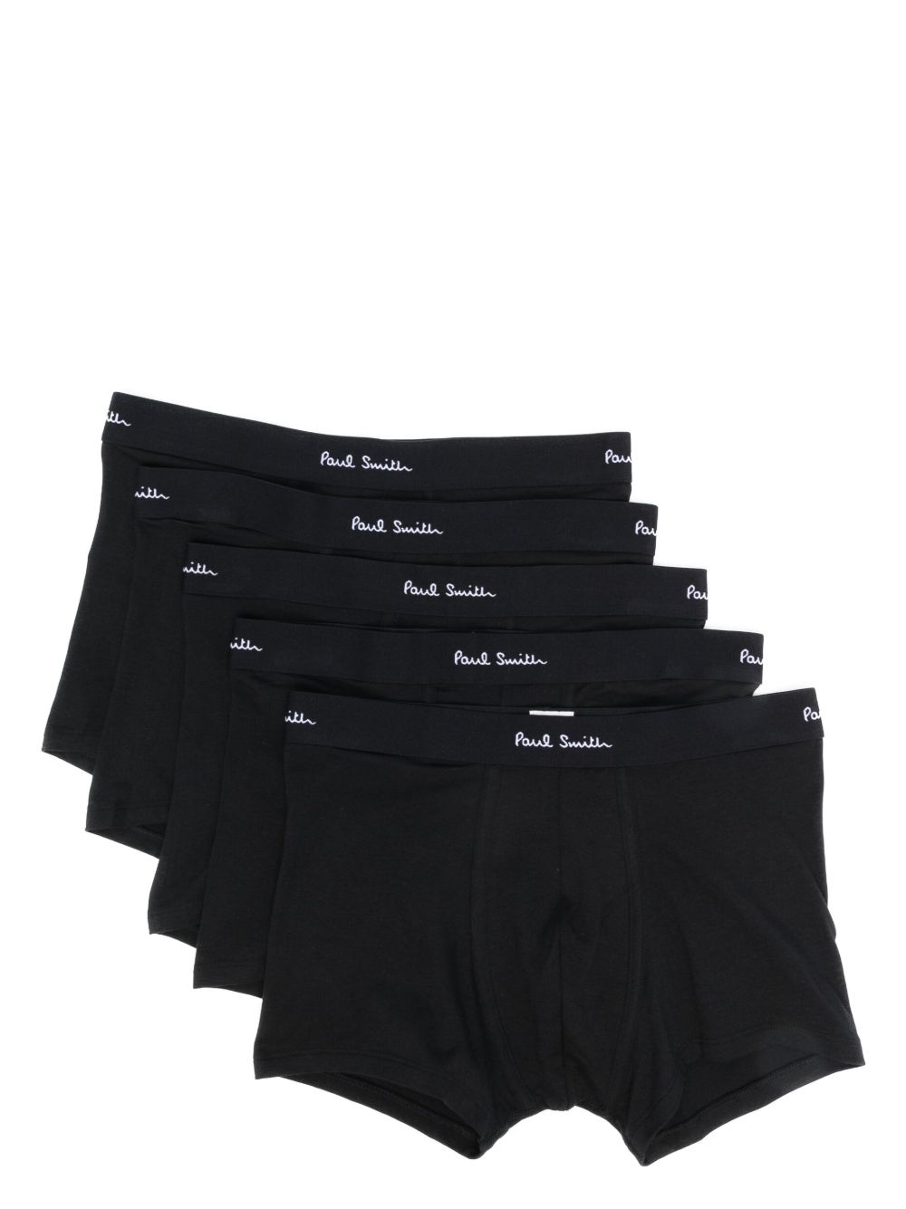 Paul Smith Men Logo Cotton Trunks - 5Pack