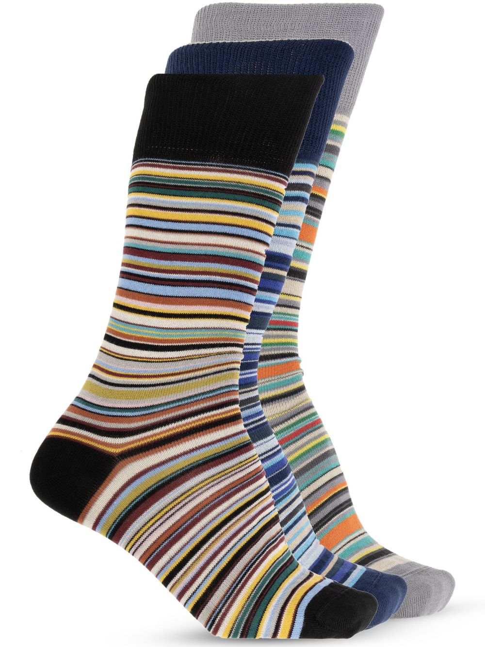 Paul Smith Men Signature Stripe Cotton Socks - 6Pack PAUL SMITH