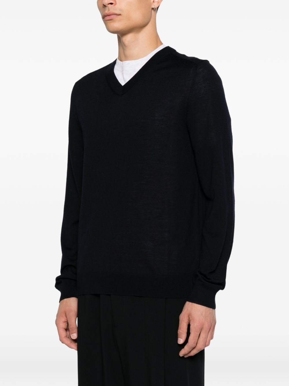 Paul Smith Men Wool V-Necked Sweater PAUL SMITH