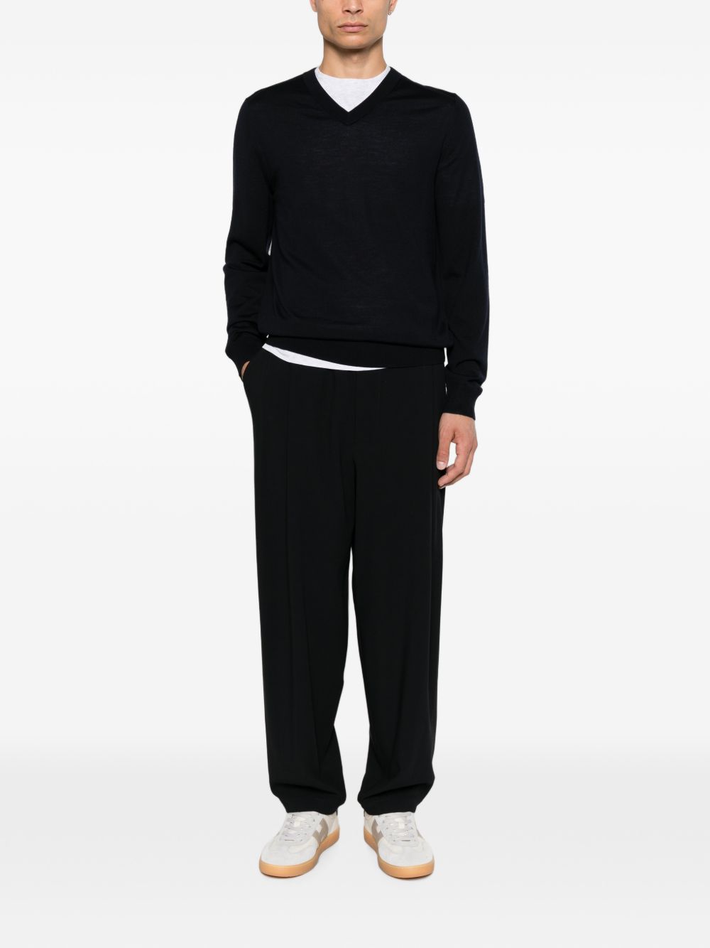 Paul Smith Men Wool V-Necked Sweater PAUL SMITH