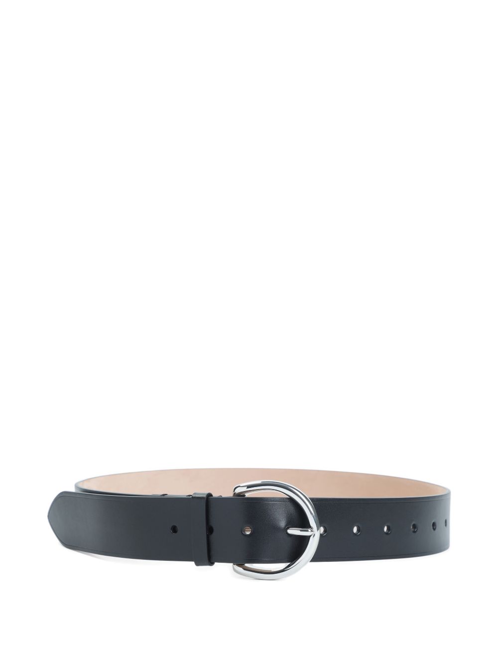 Phoebe Philo Women Round Buckle Leather Belt PHOEBE PHILO