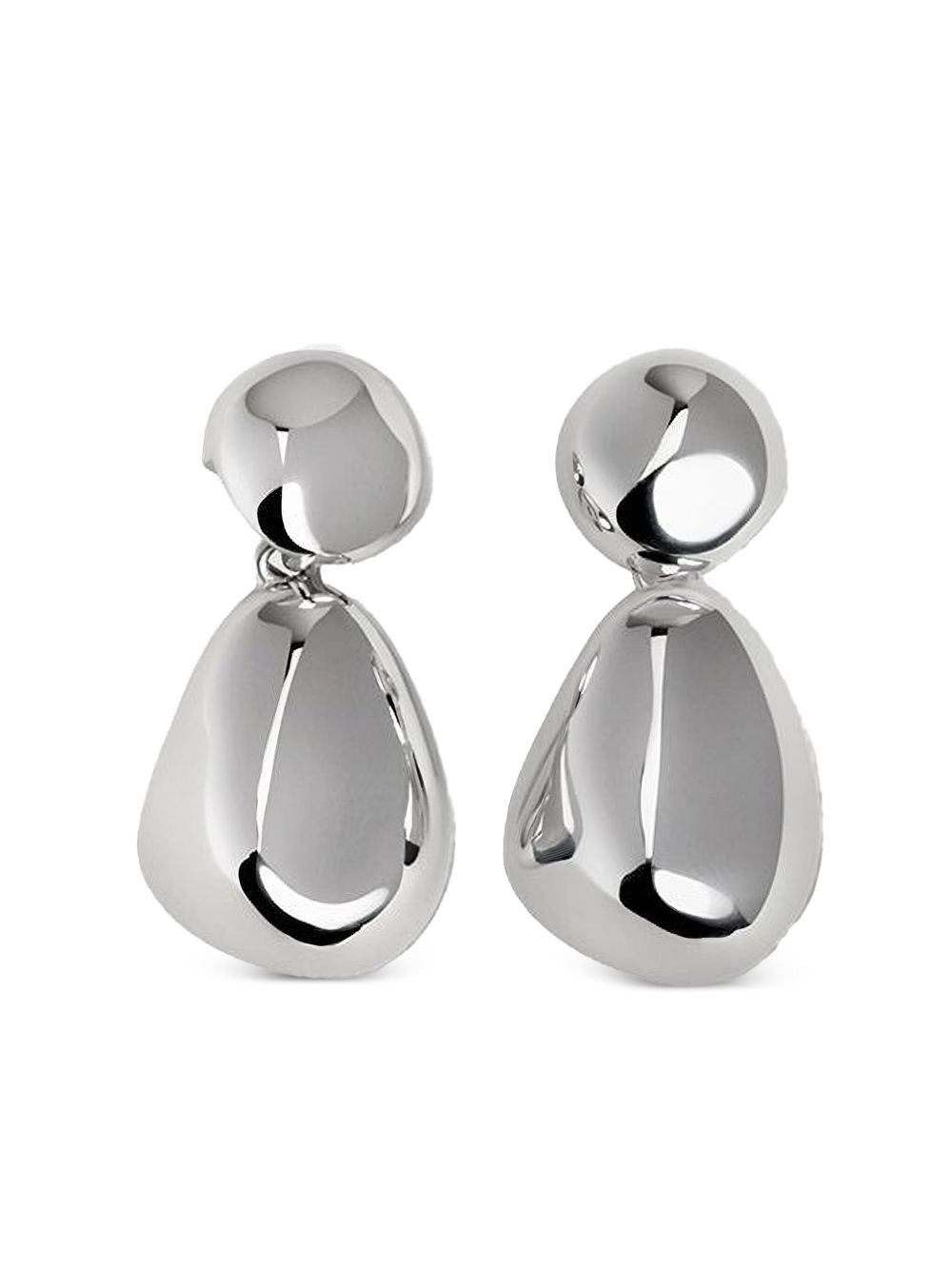 Phoebe Philo Women Pebble Silver Earrings PHOEBE PHILO