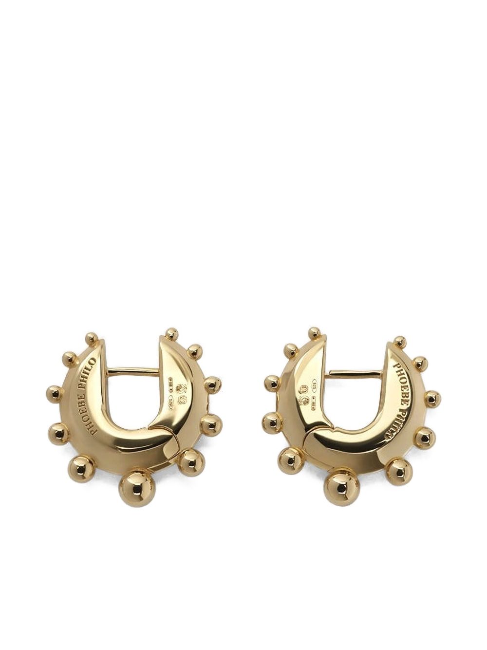 Phoebe Philo Women Beaded Hoop Small Earrings PHOEBE PHILO
