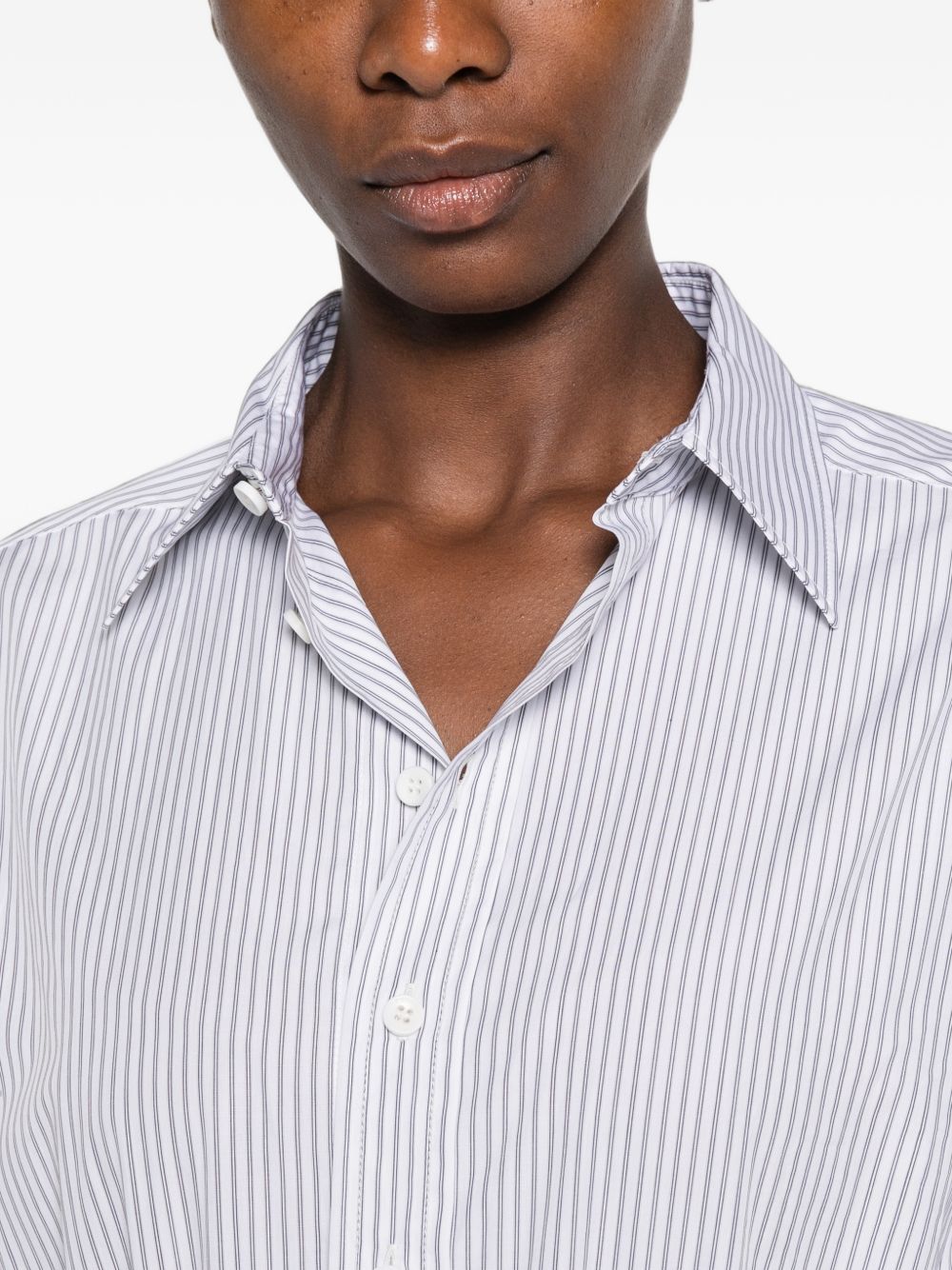 Phoebe Philo Women Striped Cotton Body Shirt PHOEBE PHILO