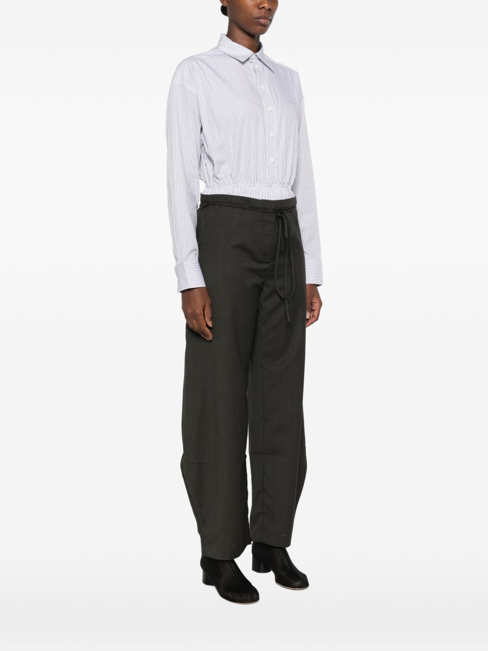 Phoebe Philo Women Striped Cotton Body Shirt PHOEBE PHILO