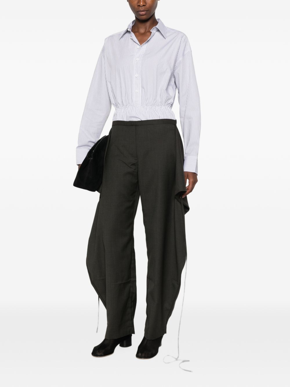 Phoebe Philo Women Striped Cotton Body Shirt PHOEBE PHILO