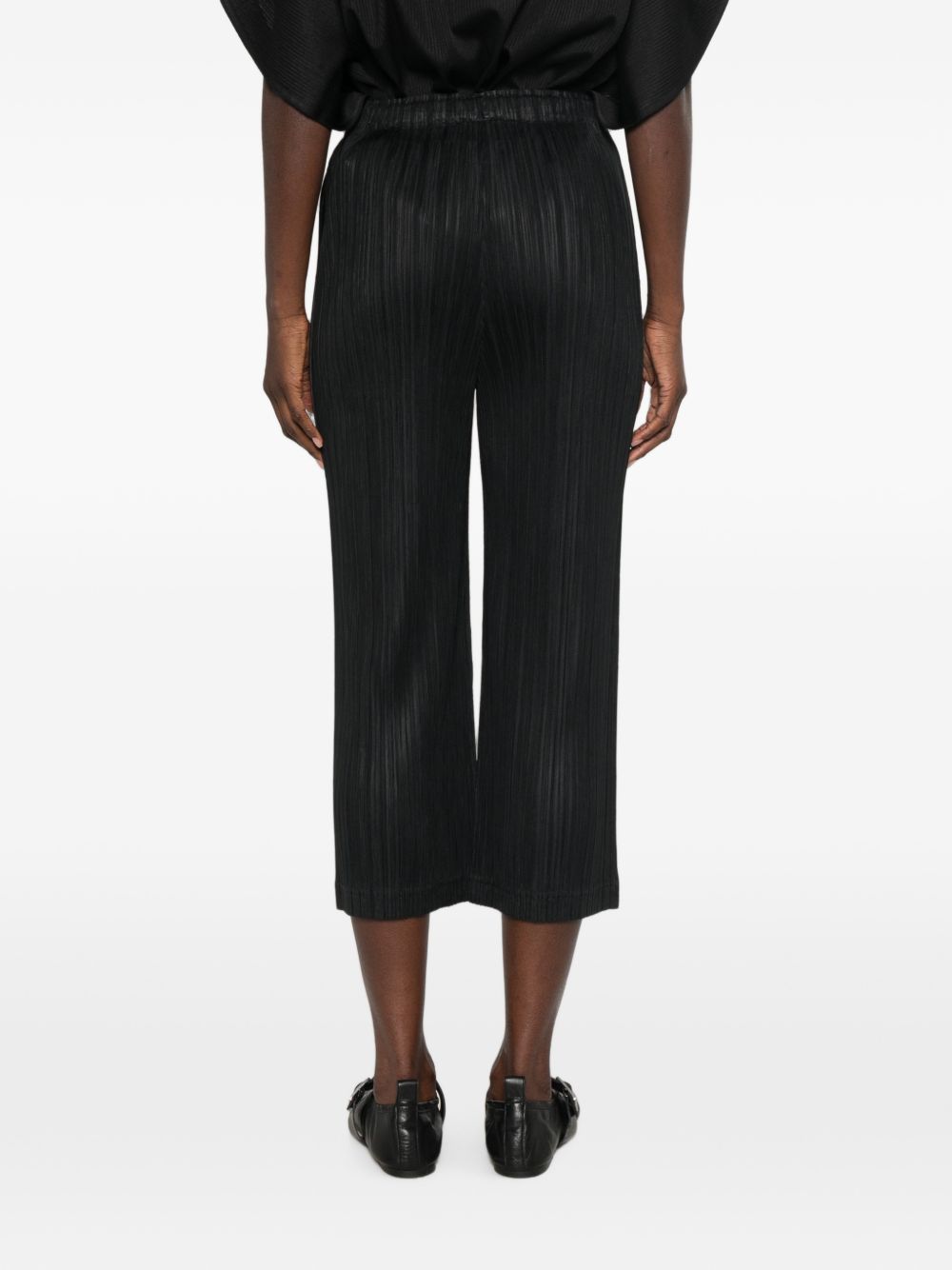 Pleats Please Issey Miyake Women Pleated Wide-Leg Trousers PLEATS PLEASE ISSEY MIYAKE