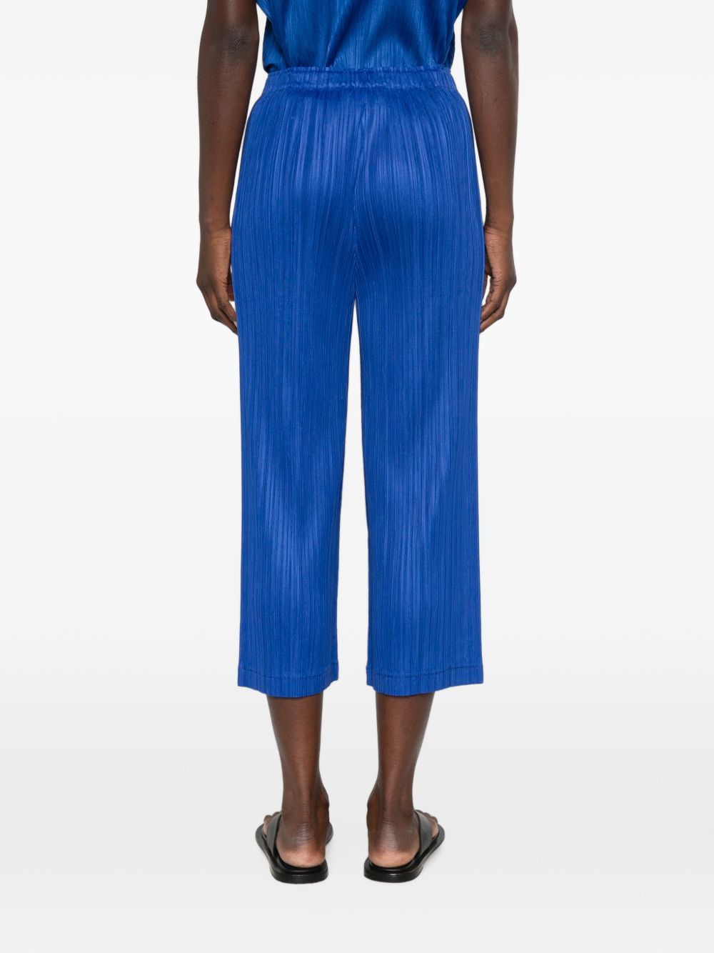 Pleats Please Issey Miyake Women Pleated Wide-Leg Trousers PLEATS PLEASE ISSEY MIYAKE