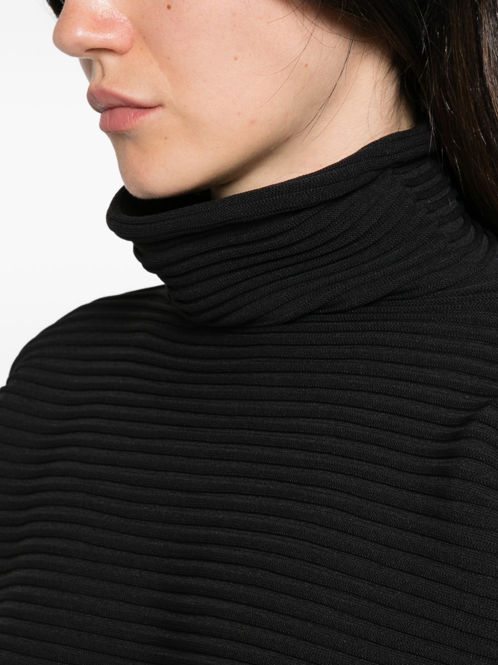 Pleats Please Issey Miyake Women Pleated High-Neck Top PLEATS PLEASE ISSEY MIYAKE