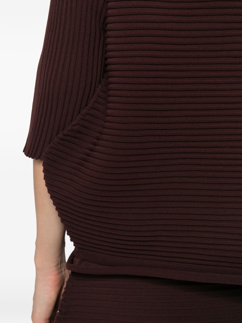 Pleats Please Issey Miyake Women Pleated High-Neck Top PLEATS PLEASE ISSEY MIYAKE