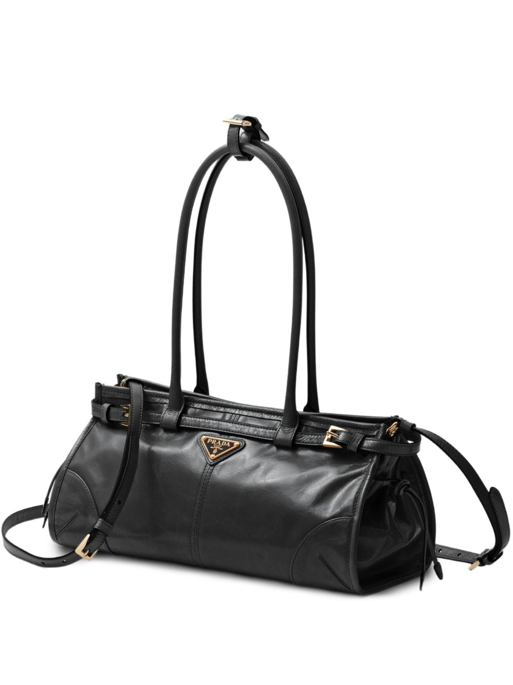 Prada Women Prada Bonnie Leather Handbag PRADA
