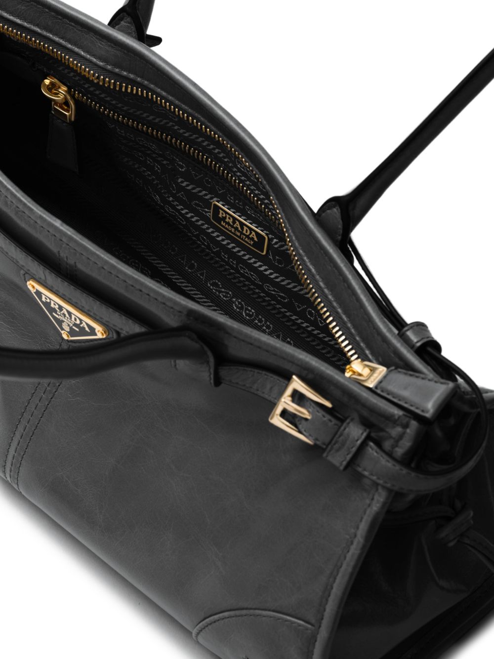 Prada Women Prada Bonnie Leather Handbag PRADA