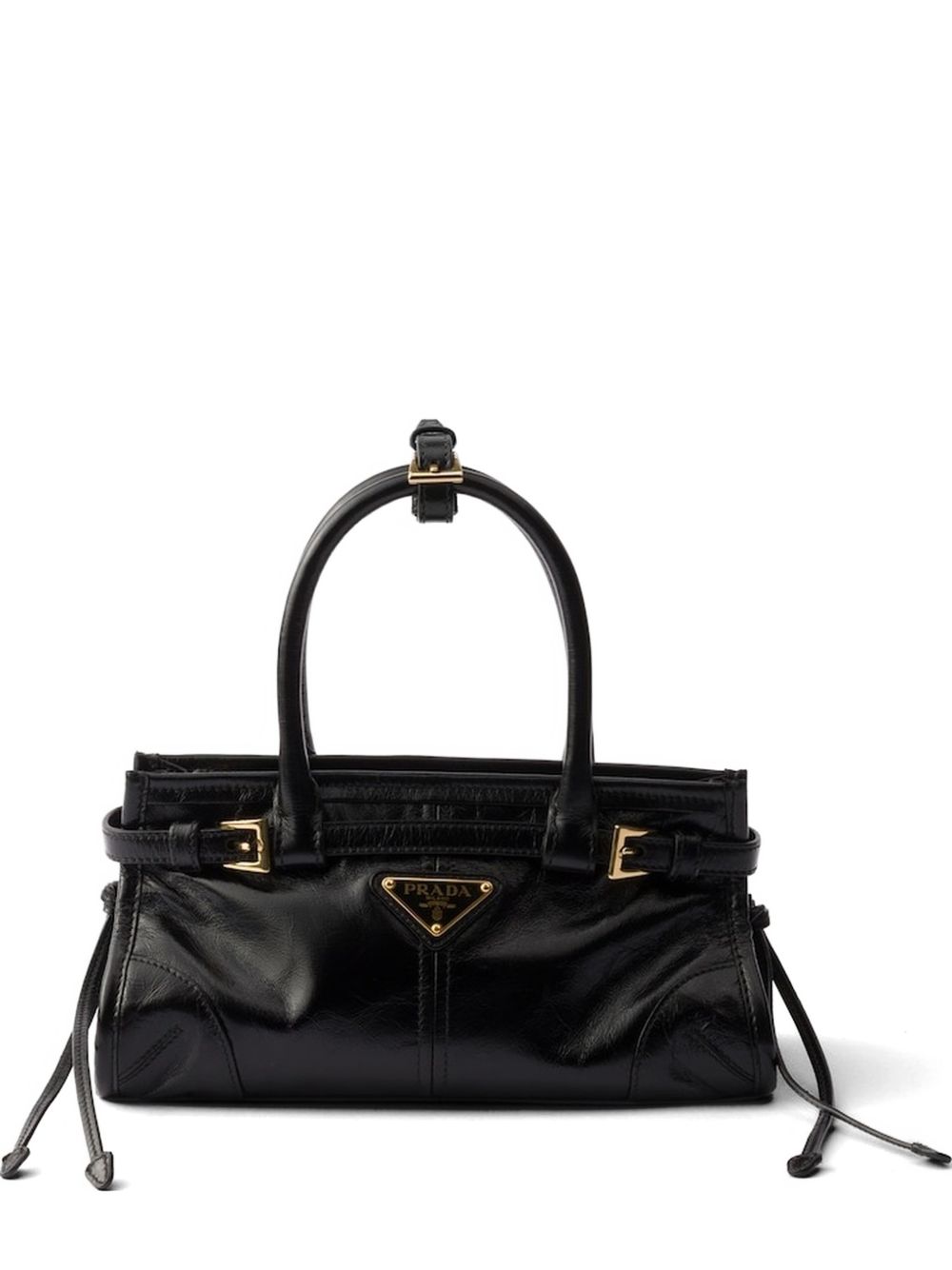 Prada Women Prada Bonnie Mini Leather Handbag PRADA
