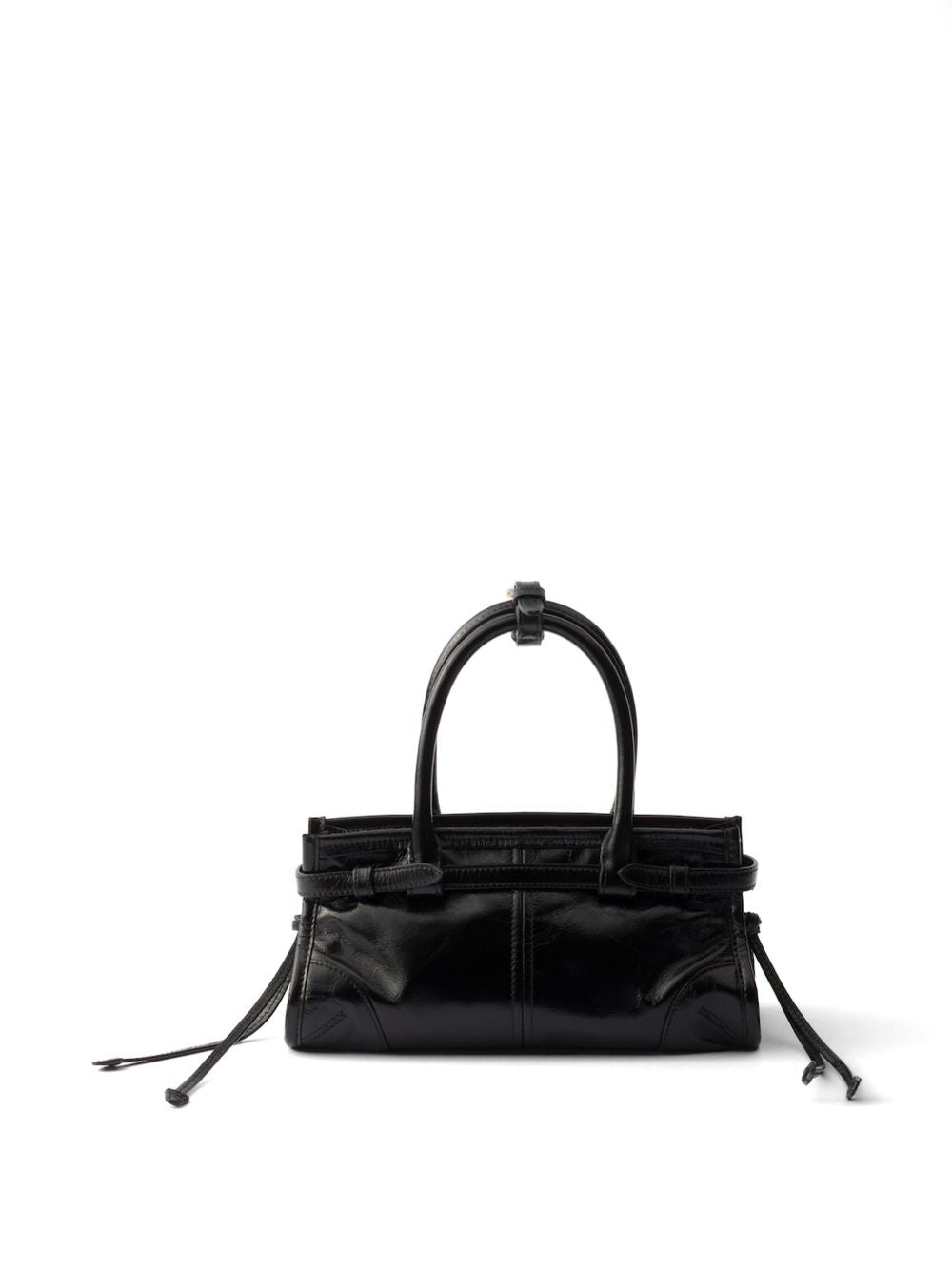 Prada Women Prada Bonnie Mini Leather Handbag PRADA