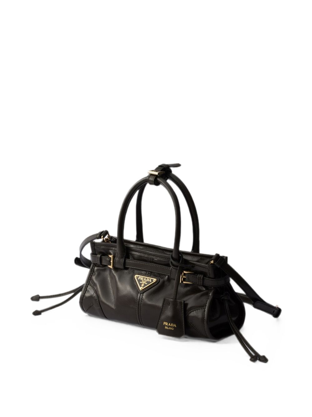 Prada Women Prada Bonnie Mini Leather Handbag PRADA