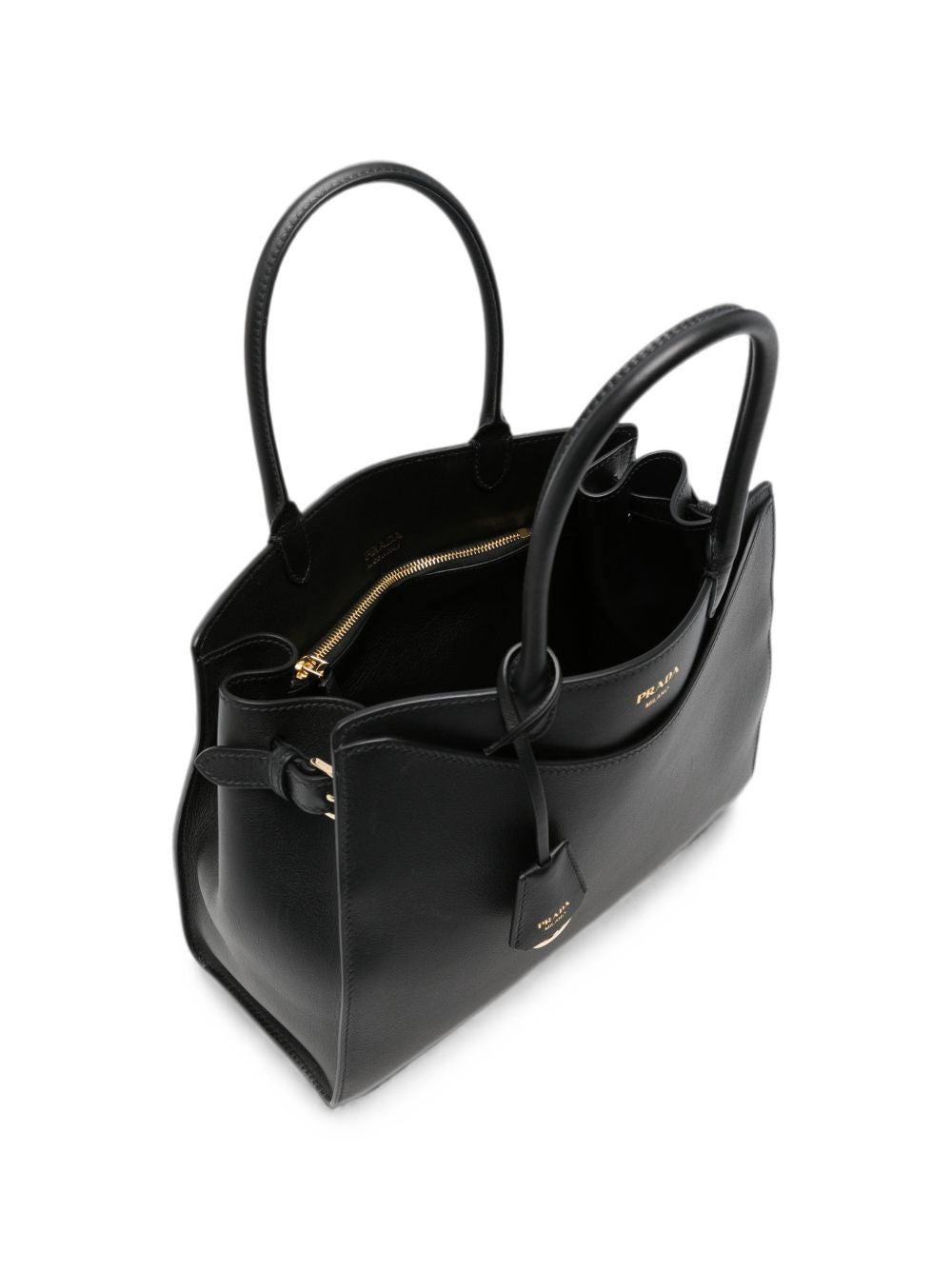 Prada Women Prada Prelude Large Leather Tote PRADA