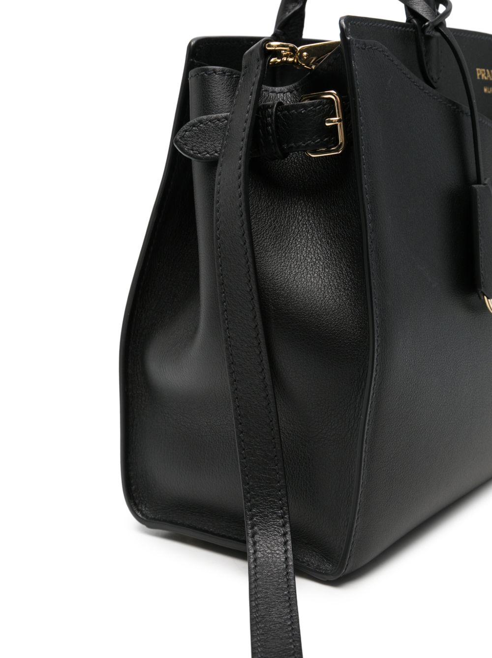 Prada Women Prada Prelude Large Leather Tote PRADA