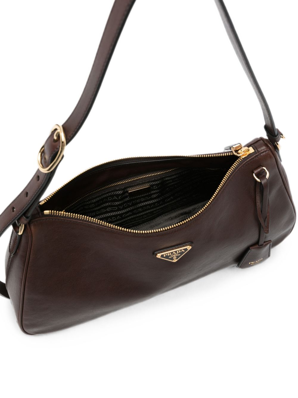 Prada Women Prada Aimée Large Leather Shoulder Bag PRADA