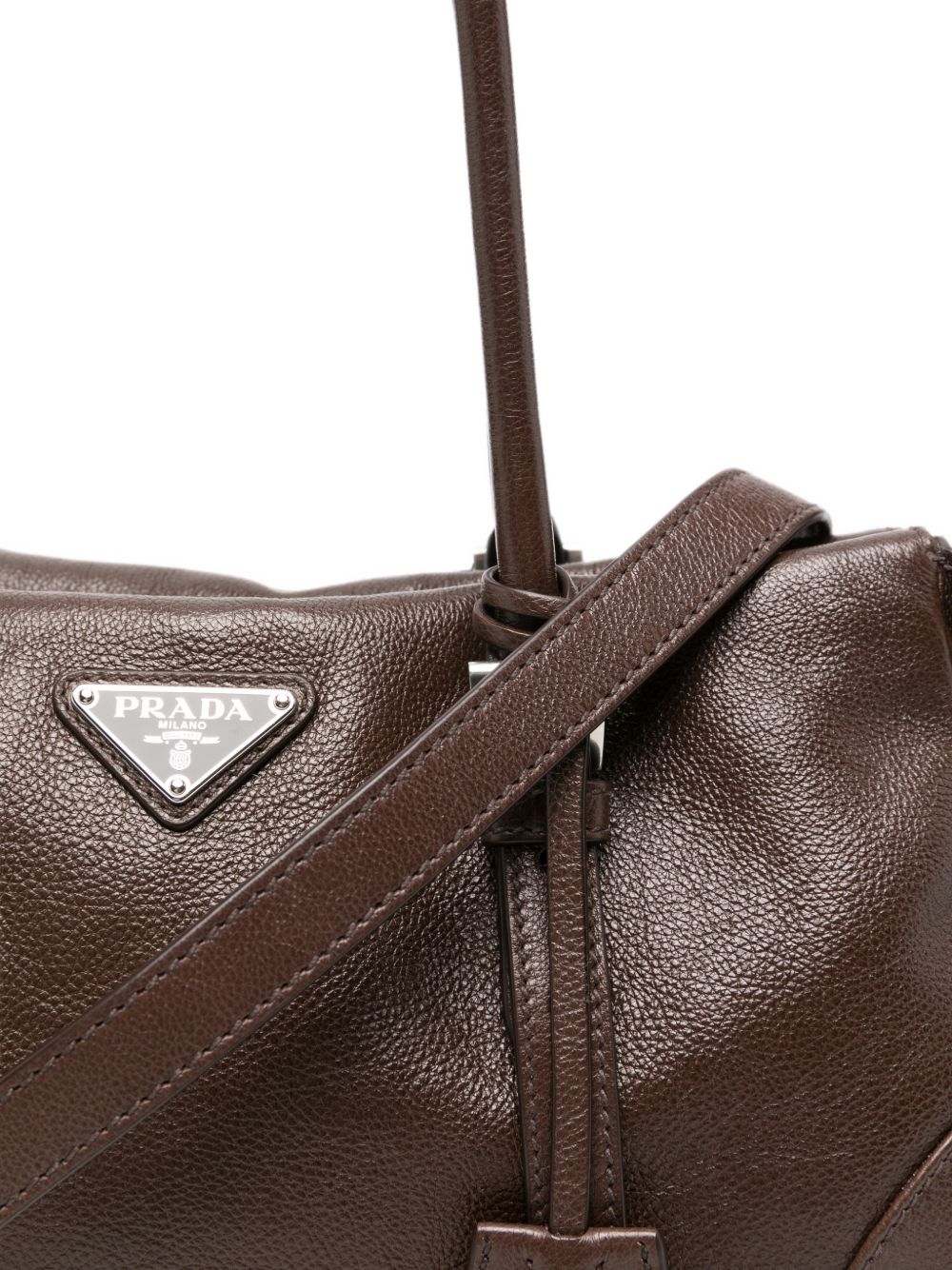 Prada Women Prada Bonnie Medium Leather Tote PRADA