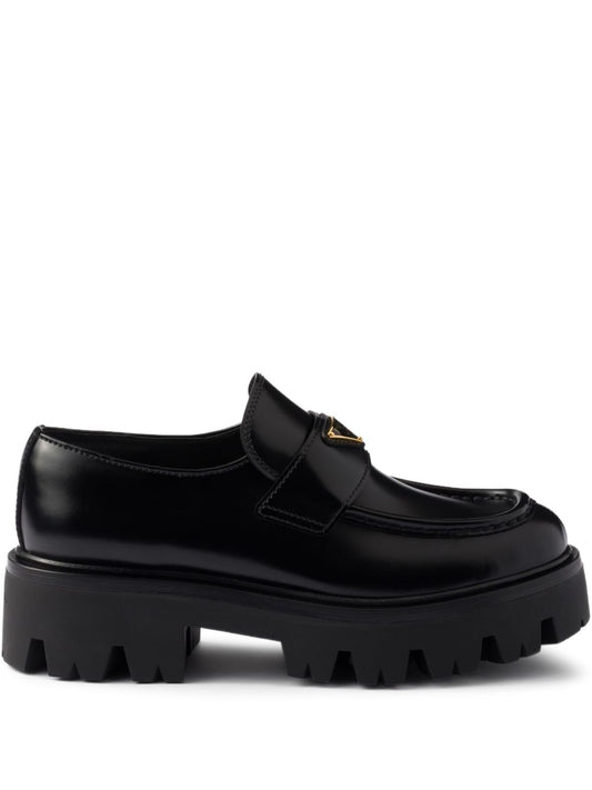 Prada Women Leather Loafers