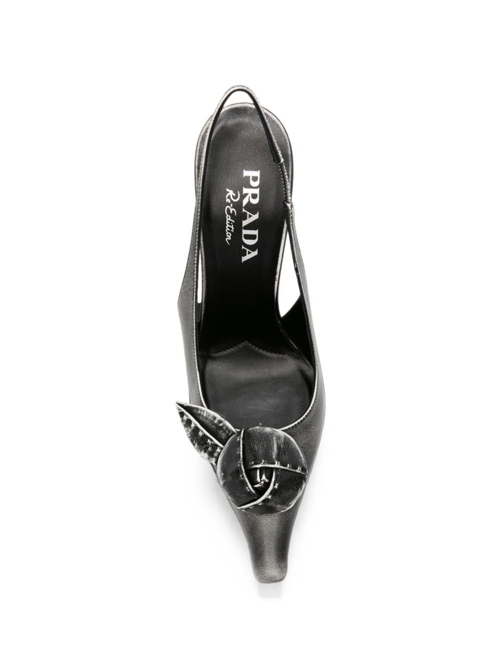 Prada Women Leather Slingback Pumps PRADA