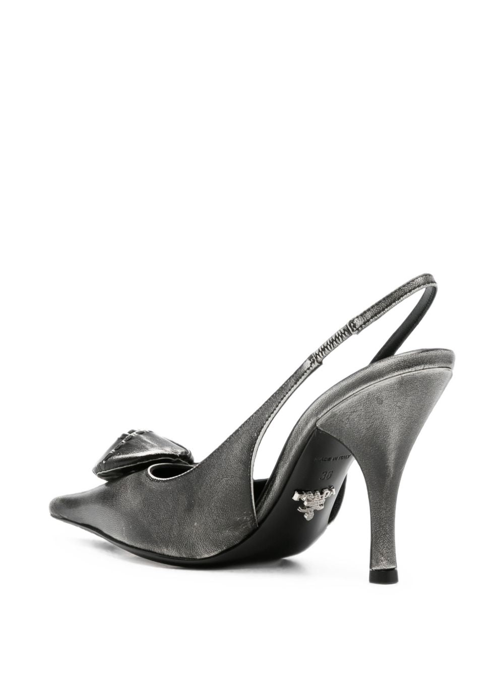Prada Women Leather Slingback Pumps PRADA