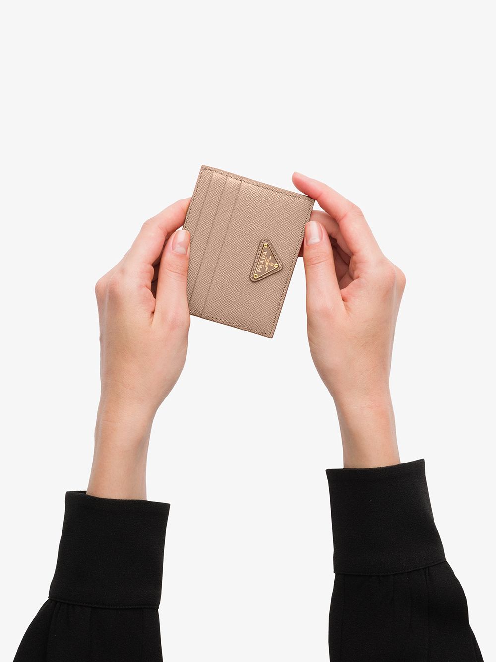Prada Women Leather Credit Card Case PRADA