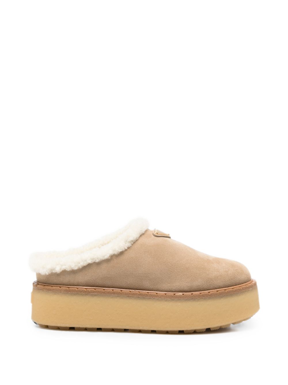 Prada Women Suede Leather Slippers PRADA
