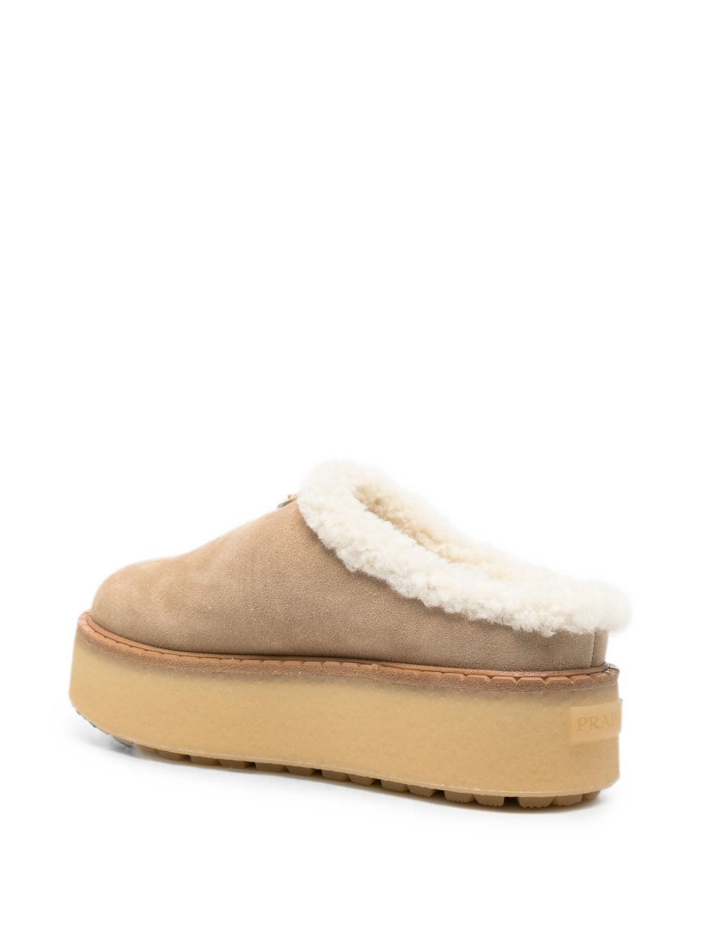 Prada Women Suede Leather Slippers PRADA