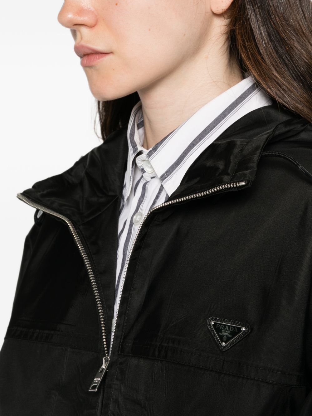 Prada Women Re-Nylon Raincoat PRADA