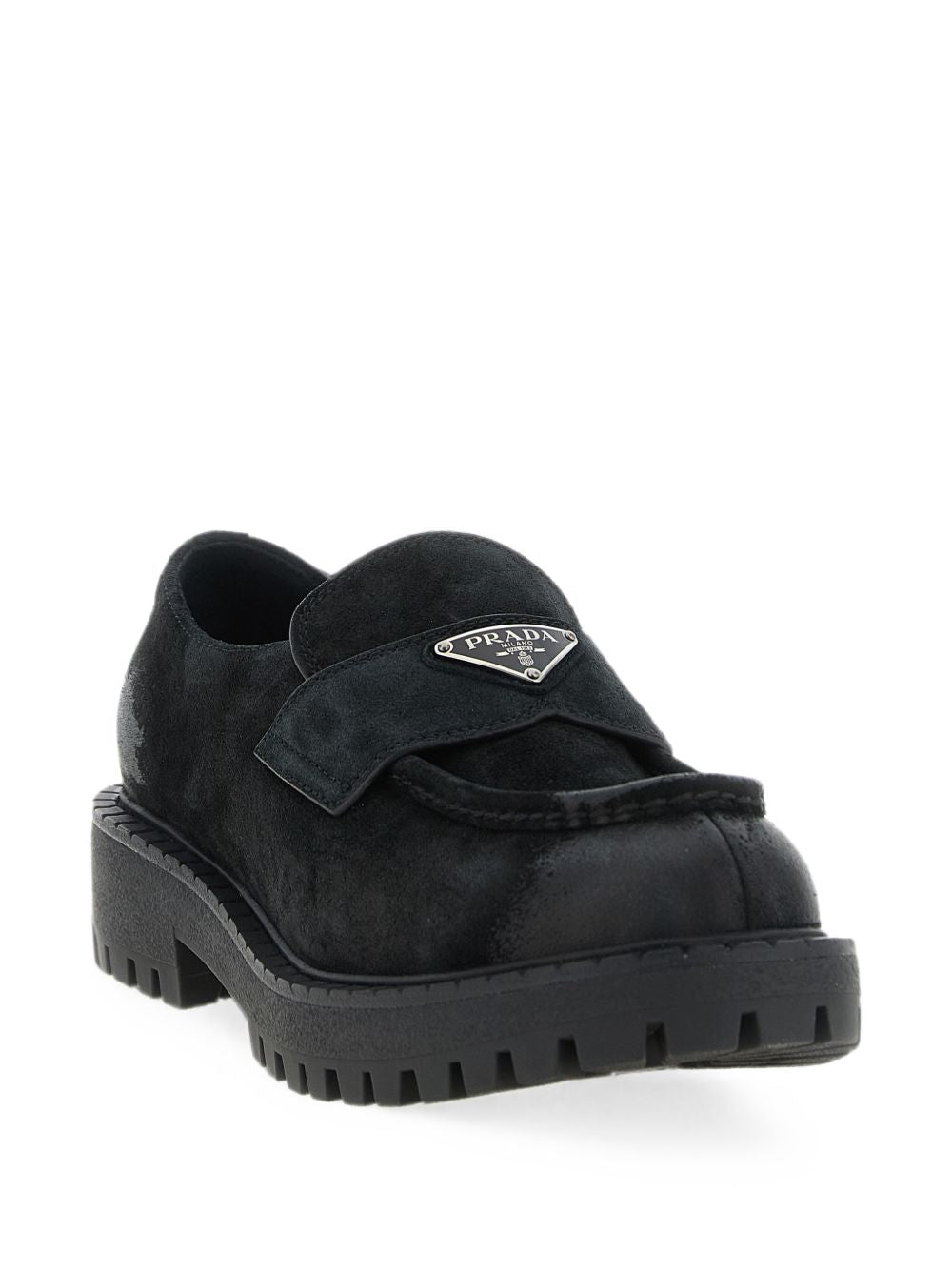 Prada Men Leather Loafers PRADA
