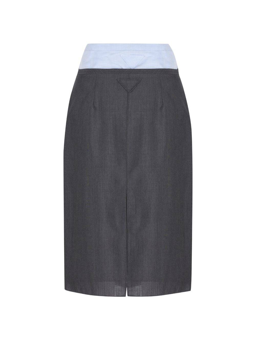Prada Women Wool Midi Skirt PRADA