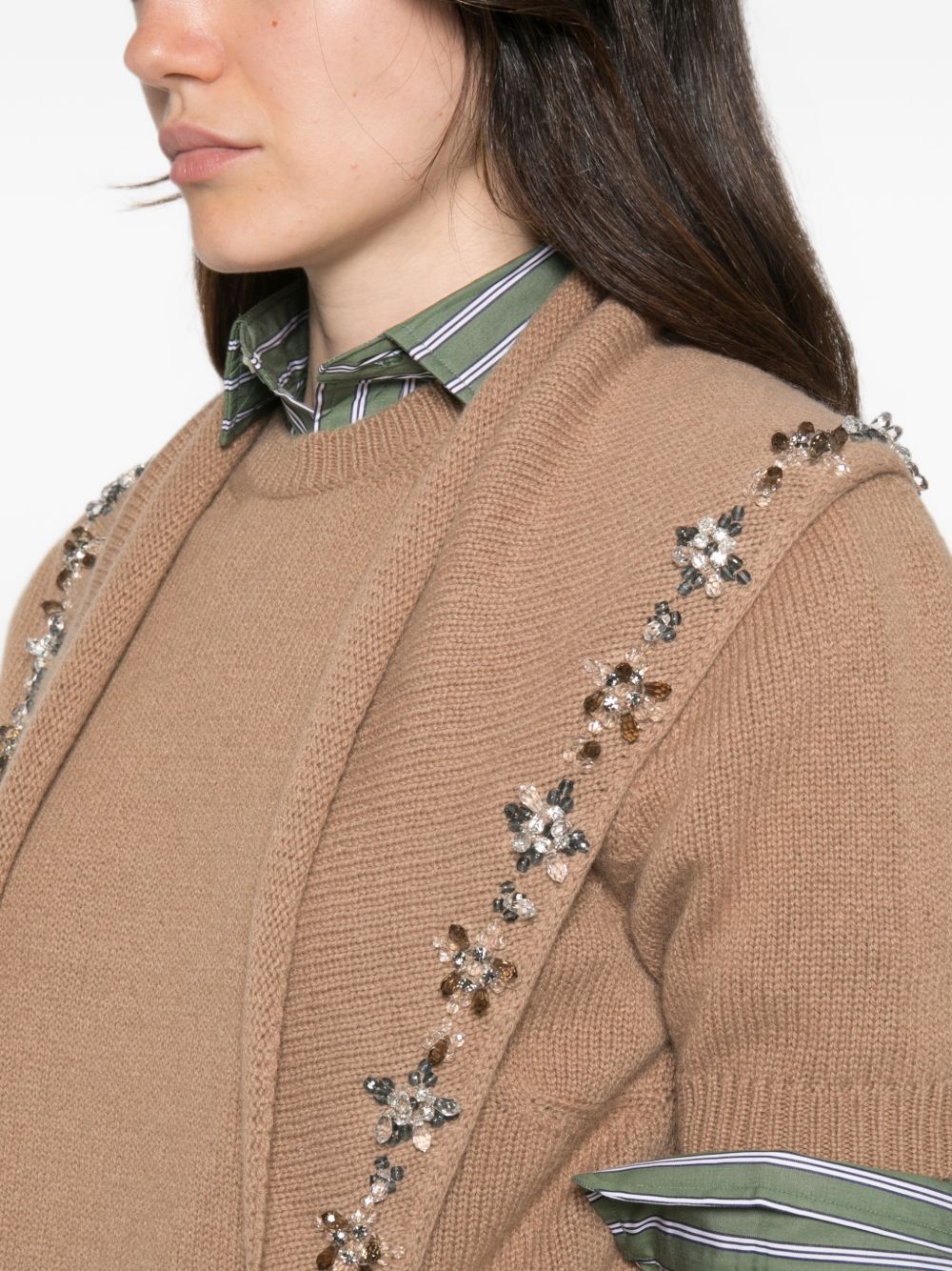 Prada Women Cashmere Crewneck Sweater PRADA
