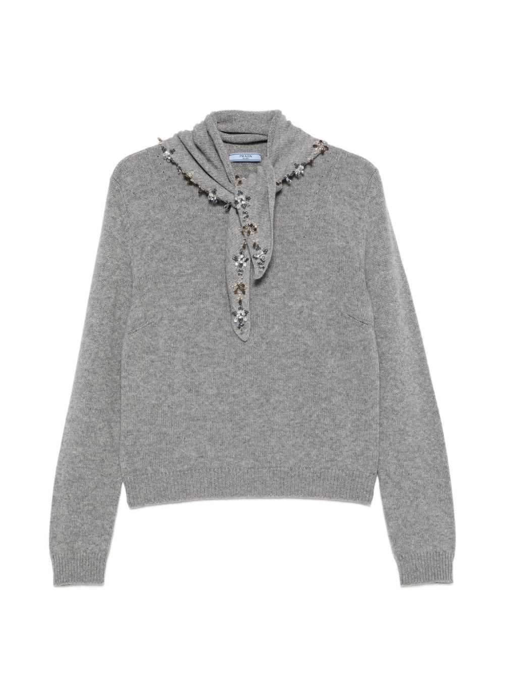Prada Women Cashmere Crewneck Sweater PRADA