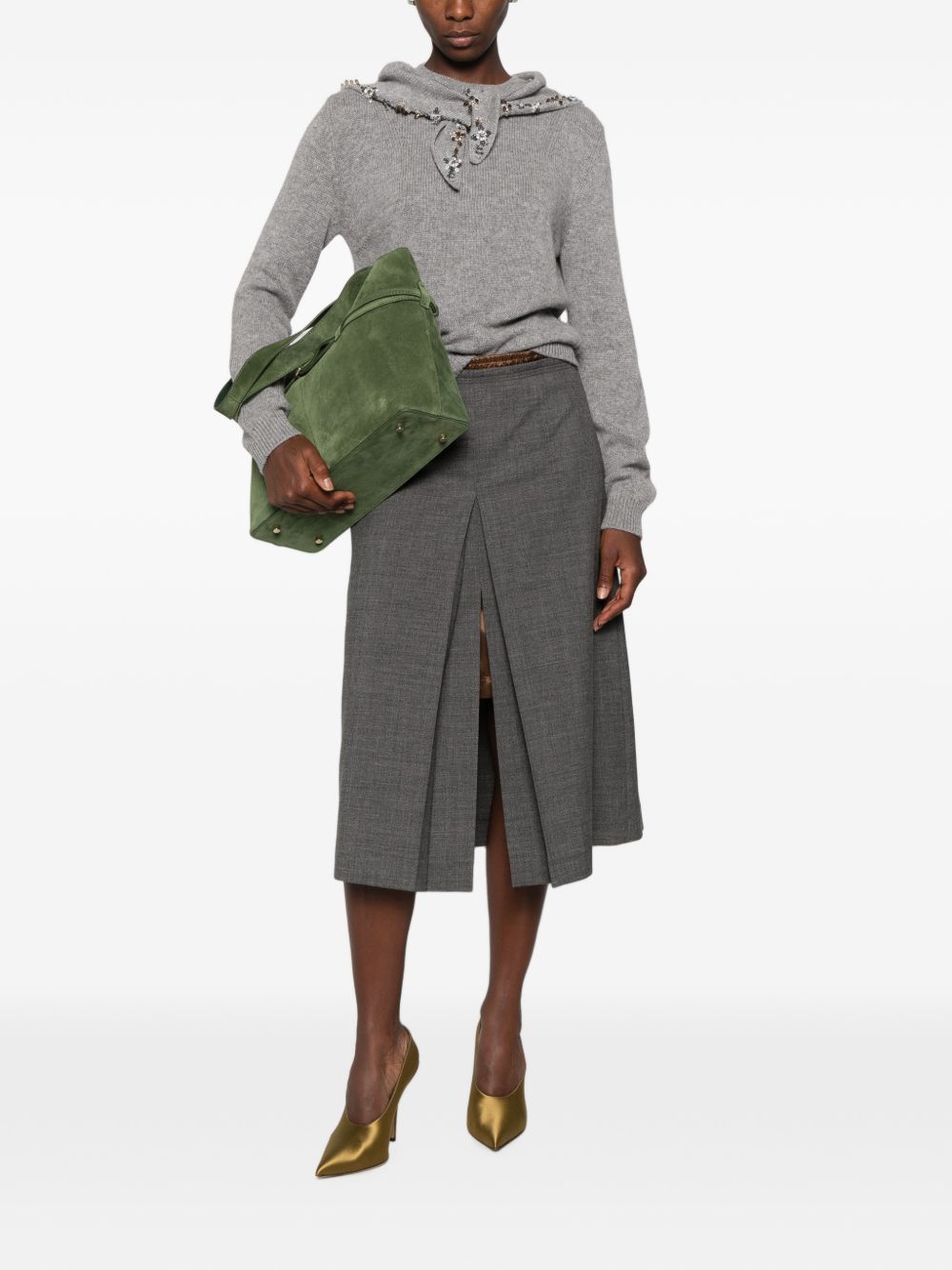 Prada Women Cashmere Crewneck Sweater PRADA