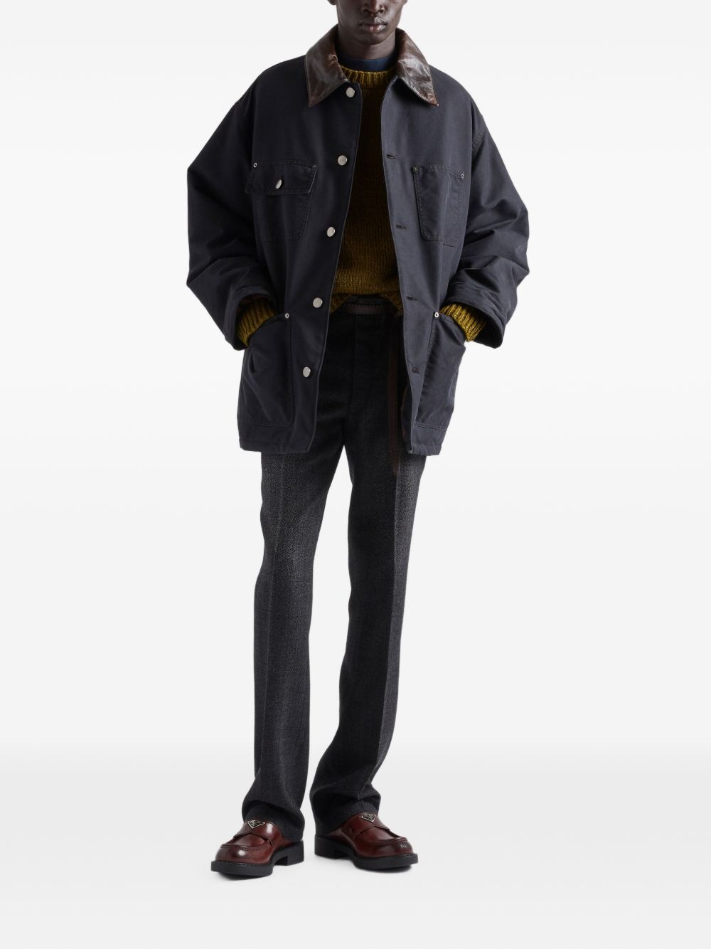Prada Men Canvas Padded Jacket PRADA
