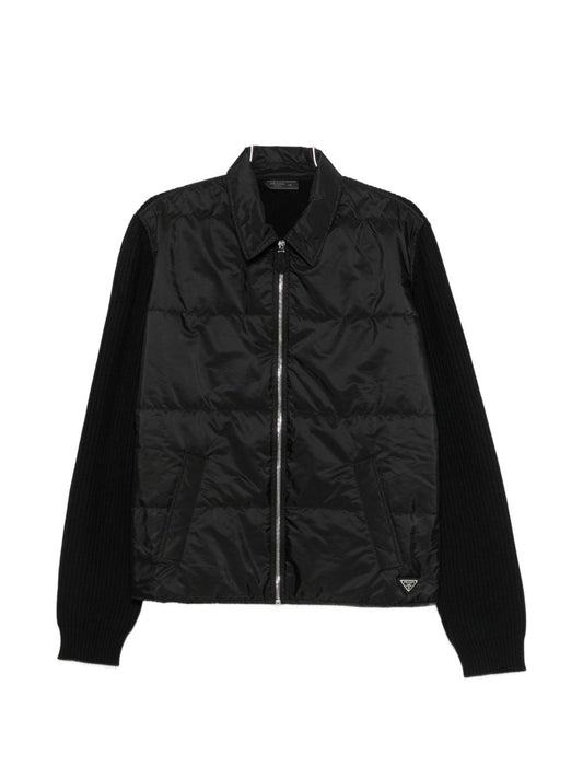 Prada Men Wool And Re-Nylon Cardigan PRADA