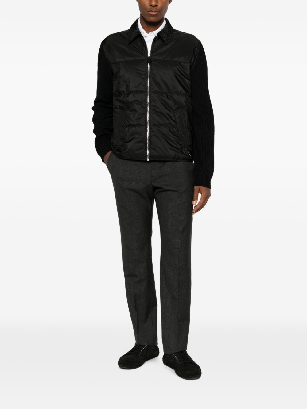 Prada Men Wool And Re-Nylon Cardigan PRADA