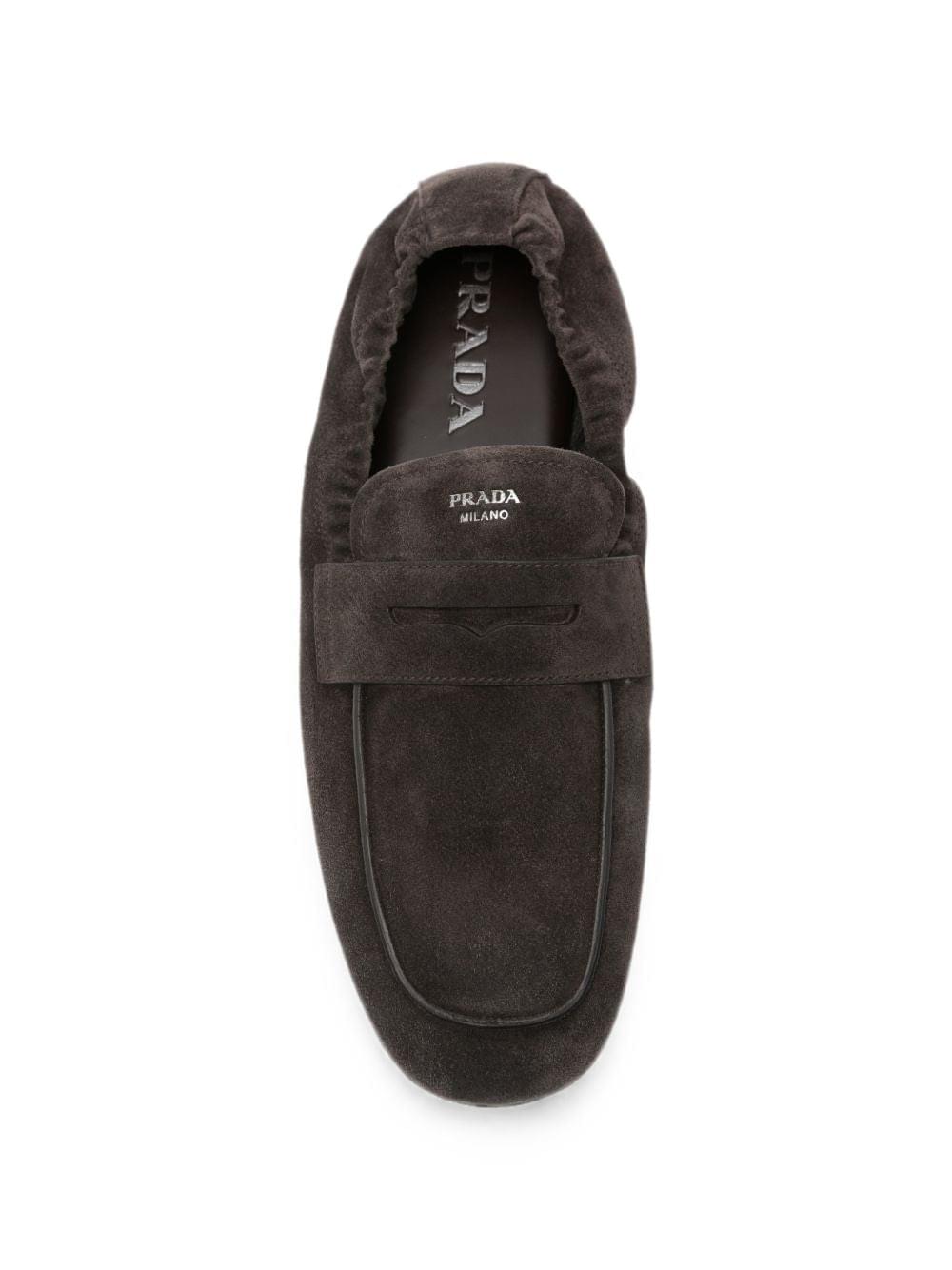 Prada Men Shuffle Leather Loafers PRADA