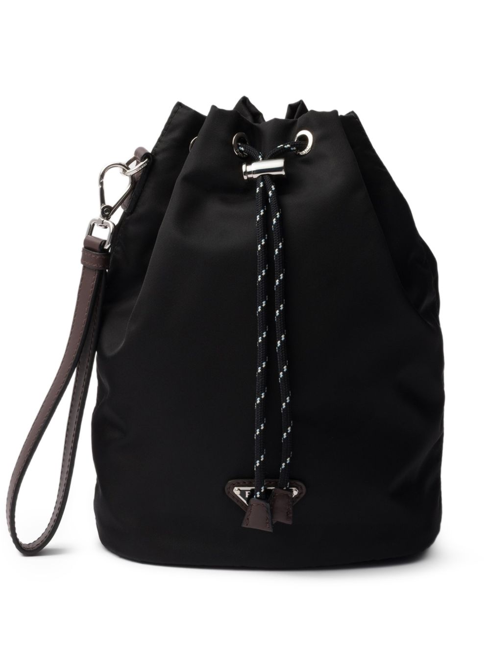 Prada Men Prada Speedrock Re-Nylon And Leather Pouch PRADA