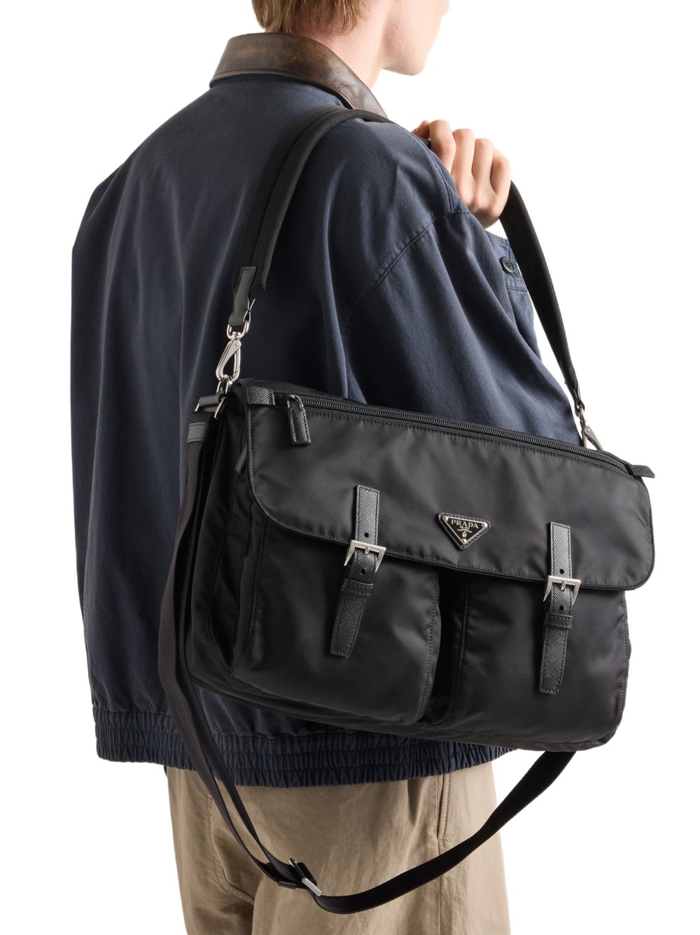 Prada Men Re-Nylon Crossbody Bag PRADA
