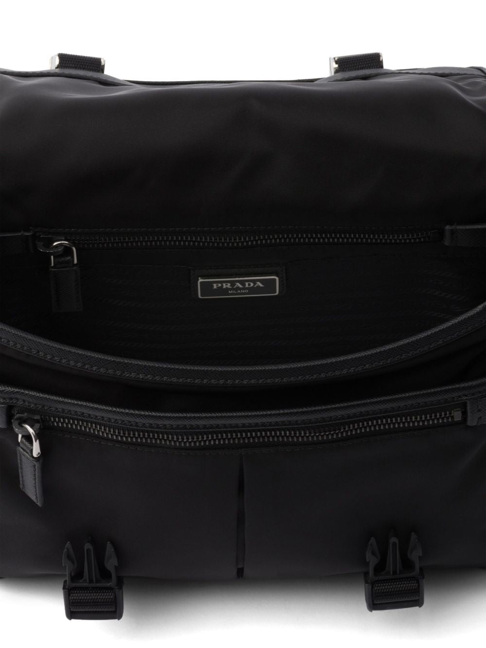 Prada Men Re-Nylon And Saffiano Shoulder Bag PRADA