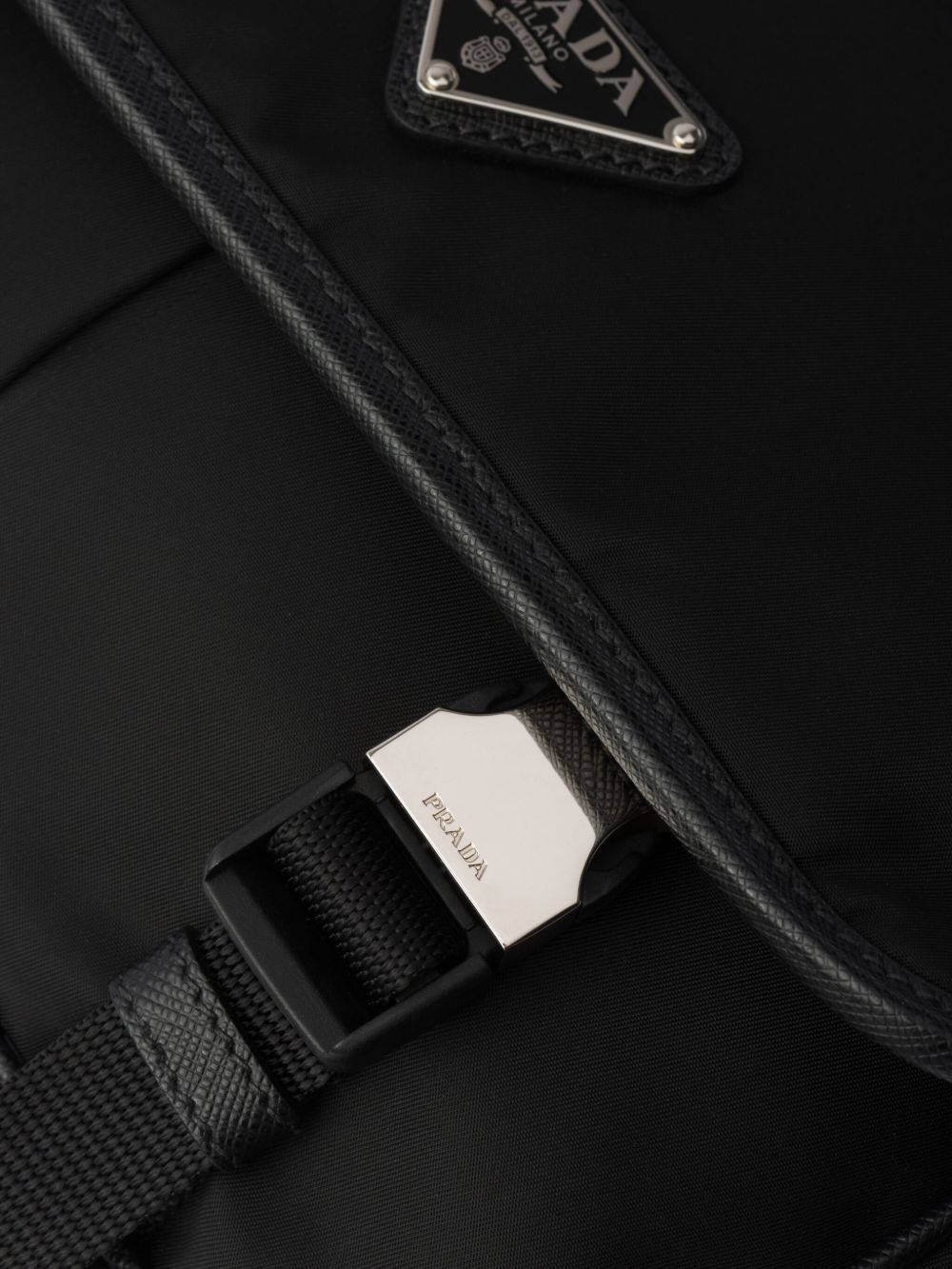 Prada Men Re-Nylon And Saffiano Shoulder Bag PRADA