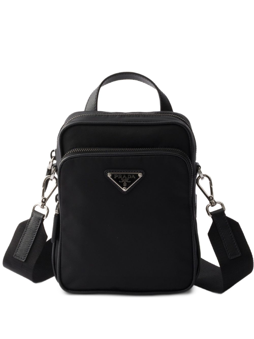 Prada Men Re-Nylon And Saffiano Shoulder Bag PRADA