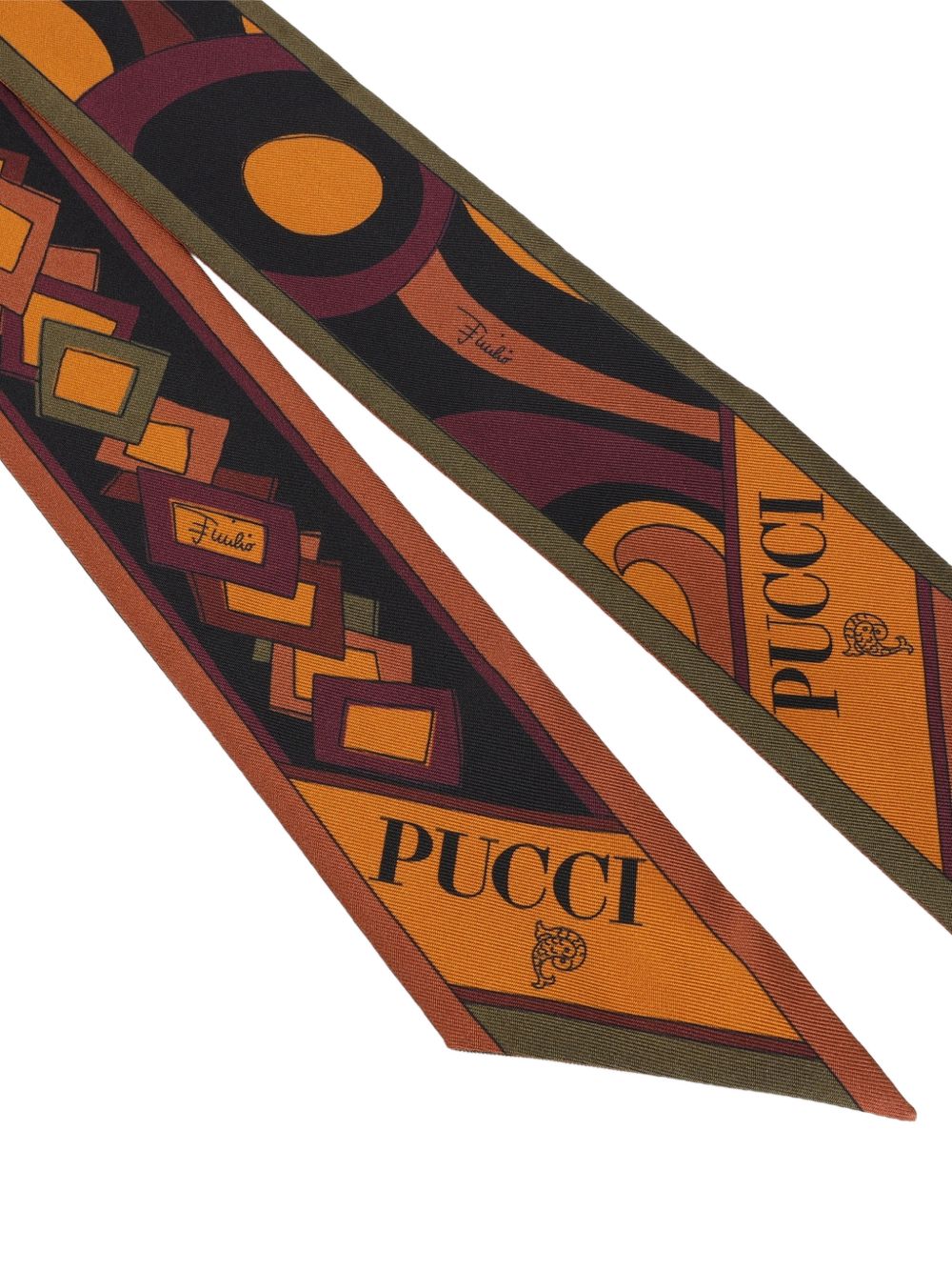 Pucci Women Printed Silk Foulard PUCCI