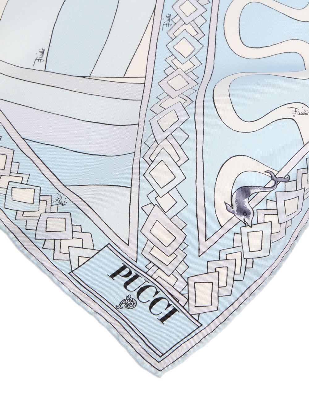 Pucci Women Printed Silk Foulard PUCCI