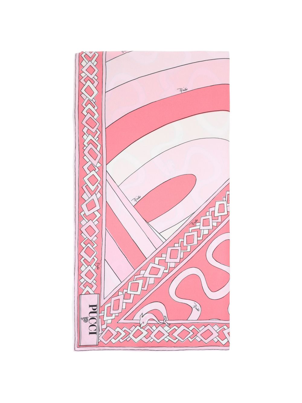 Pucci Women Printed Silk Foulard PUCCI